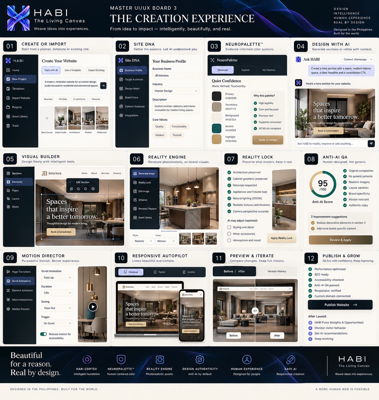 HABI interface design exploration